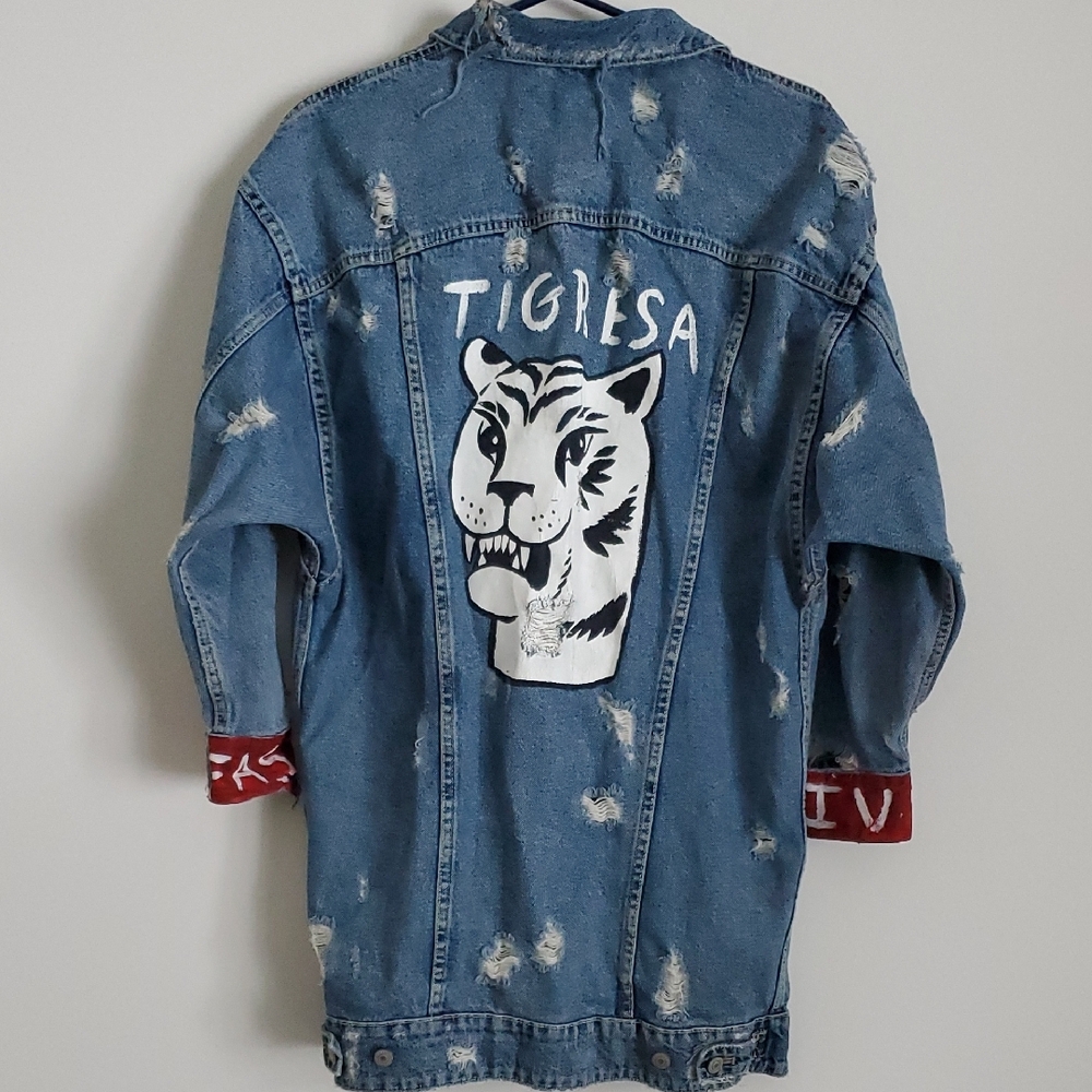 Rare Zara TRF "Tigresa" Mercedes Bellido Artist Collab - Picture 2 of 16